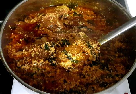 Try vegan african food recipes best egusi okra soup how to make fufu on the stove fufu, egusi stew, cassava leaves, jollof rice, curry coat, okra soup| african food mukbang the best nigerian egusi fufu, cassava leaves, egusi stew and more! Egusi Soup: How To Make Perfect Party Egusi Soup ...