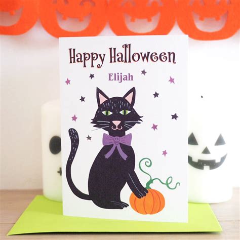 Personalised Halloween Birthday Card By Sunny Clouds