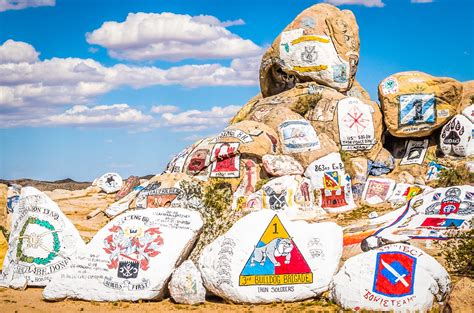 The Painted Rock At Fort Irwin The Rockpile Dr Elliot M Flickr