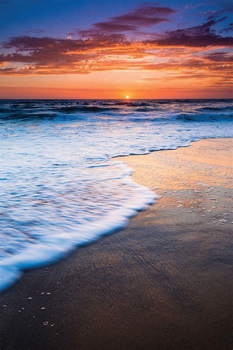 Sunset Over The Pacific Ocean From Ventura State Russ Bishop