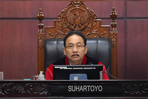Rekam Jejak Dan Harta Suhartoyo Ketua Mk Baru Pengganti Anwar Usman