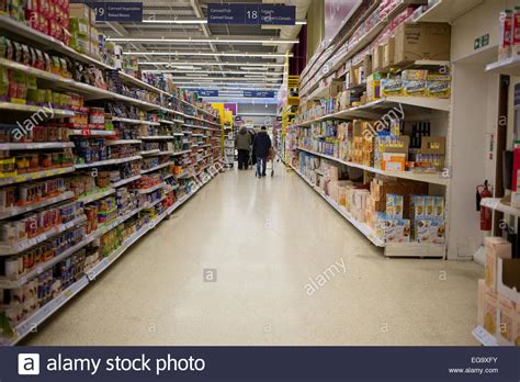 You can use one account for tesco grocery websites, mobile sites, and apps. A food aisle at Tesco Supermarket, London Stock Photo ...