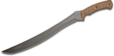 Rmj Tactical Wyvern Short Sword 1425 Cpm 3v Carbon Blade Hyena Brown