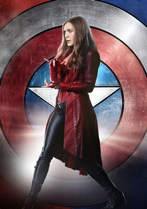 Captain America Civil War Wanda Maximoff Scarlet Witch Marvel
