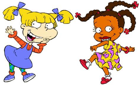 Angelica Pickles And Susie Carmichael Rugrats All Grown Up Lip Art