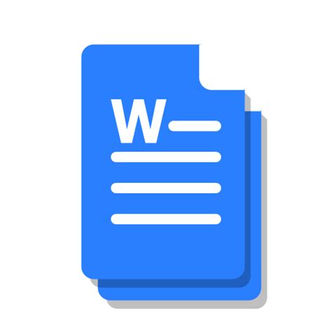 Blue Copy Doc File Ms Office Word Icon Free Download