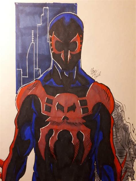 Spider Man 2099 Drawing Marvel Amino
