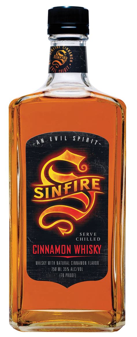 sinfire cinnamon whisky good whiskey whisky bottle