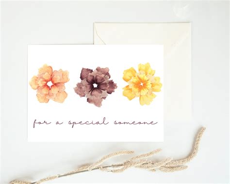 Printable Card For A Special Someone Card Instant Download Etsy