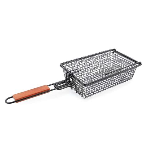Yukon Glory Wire Grilling Basket With Lockable Lid Yg 500 The Home Depot