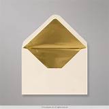 Photos of Gold Foil Lined Envelopes