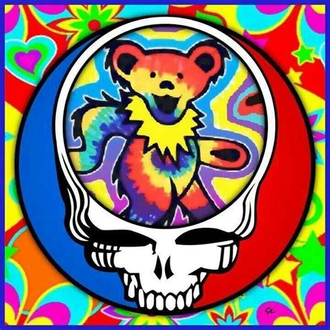 Grateful Dead Dancing Bear Art