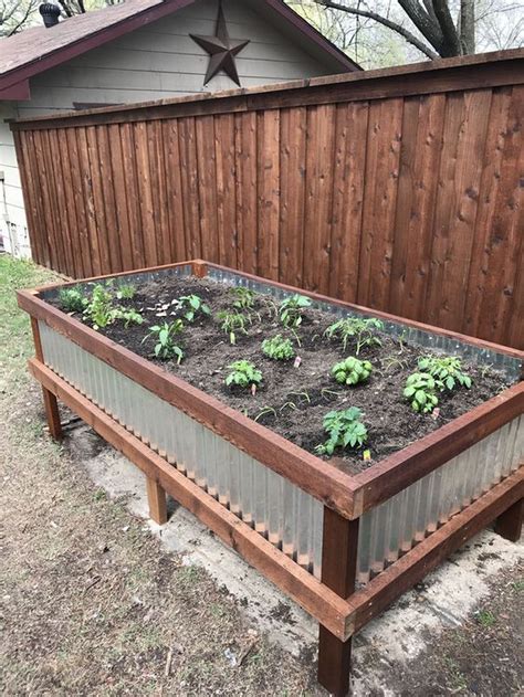 Apr 16, 2019 · raised bed cold frame raised bed cold frame. Build Your Own Corrugated Metal Raised Bed | Building a raised garden, Garden beds, Vegetable ...