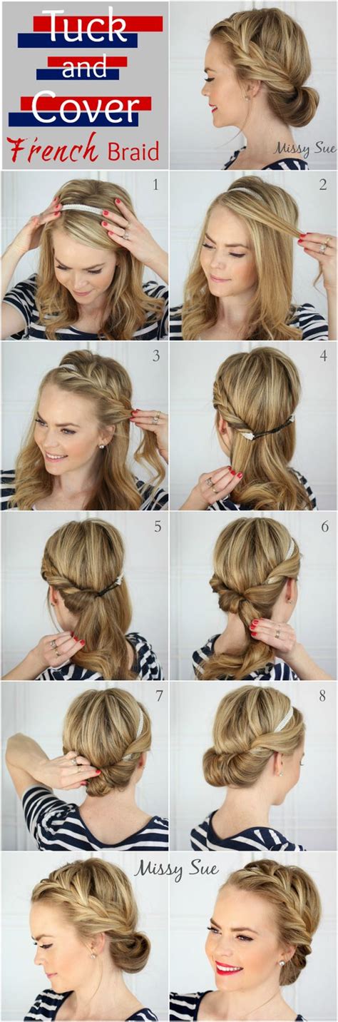 Easy Step By Step Updo Tutorials For Beginners Hair Wrap Tutorials