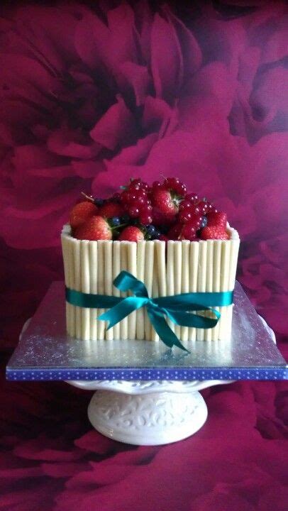 Birthday cake alternatives not sweet. Summer fruits birthday cake. | Birthday cake alternatives ...