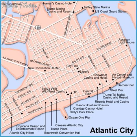 Jersey City Map Tourist Attractions Travelsfinderscom