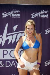 Brett Rossi In Bikini Top Hosts Sapphire Pool Dayclub In Las Vegas