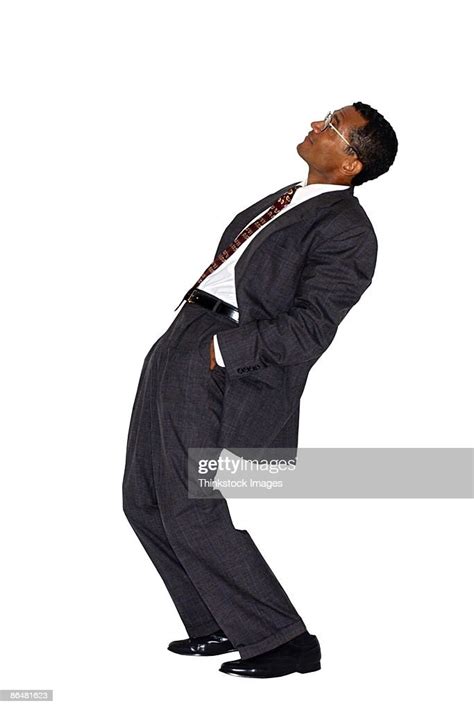 Businessman Leaning Back And Looking Up High Res Stock Photo Getty Images
