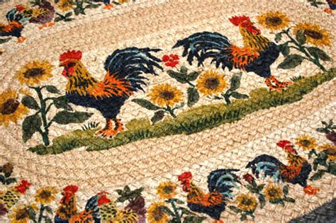 East urban home rooster cotton brown area rug. Rooster Curtains for Kitchen | Rooster kitchen, Rug decor ...