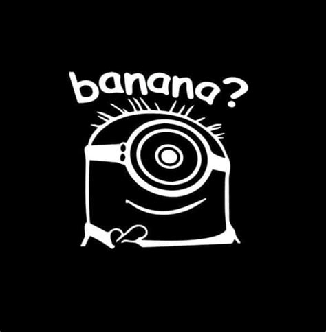 Minion Banana Car Vinyl Decal Stickers