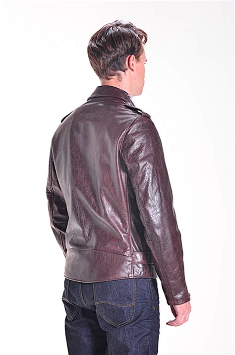 Motorcycle Leather Jacket In Black Or Brown Schott Nyc