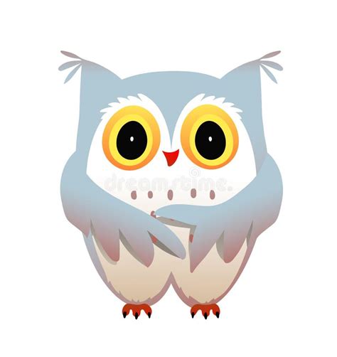 Cute Baby Owl Illustration Clipart For Kids Stock Vector Illustration