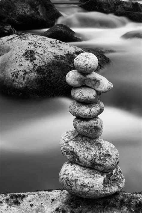 Stones Rocks Pebbles Tranquil Zen Balance Natural Harmony