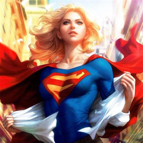 Supergirl Artgerm Art Print Stanley Lau Signed 15 Variant Cover