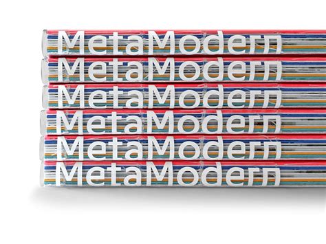 Metamodern Catalogue Spine Details Name Practice Graphic Design