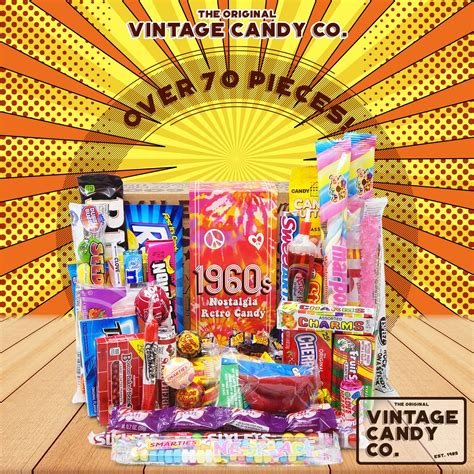 Vintage Candy Co 1960s Retro Candy T Box 60s Nostalgia Candies