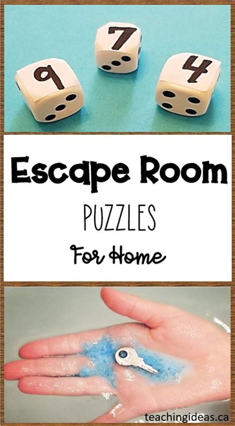 Those escape room puzzle ideas should be implemented in every room, one way or another. 40 DIY Escape Room Ideas at Home - Hands-On Teaching Ideas ...