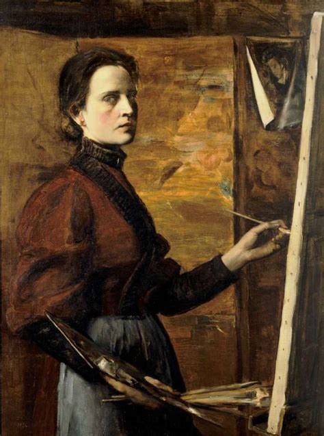 Elisabeth Nourse Self Portrait Works From Women Artists In Paris 1850