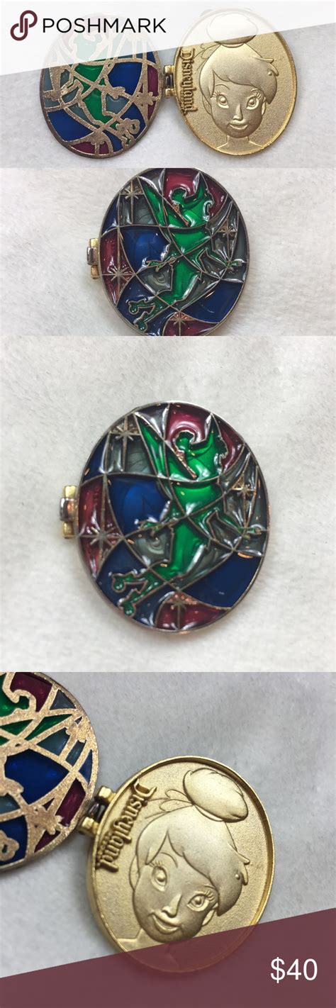 Tinker Bell Hinged Stained Glass Disney Pin Disney Accessories