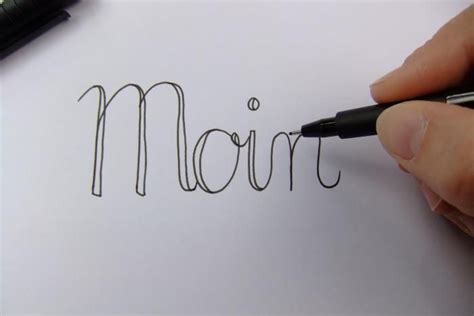 So lernst du das handlettering schnell und effektiv!. Hand lettering lernen - Anleitung VBS Hobby | Lettering ...