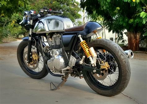 Royal enfield is known for its most classic and elegant bikes. royal enfield cafe racer