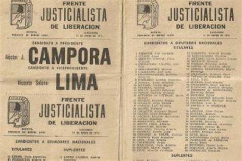 11 De Marzo De 1973 Cámpora Al Gobierno Perón Al Poder Agencia Paco