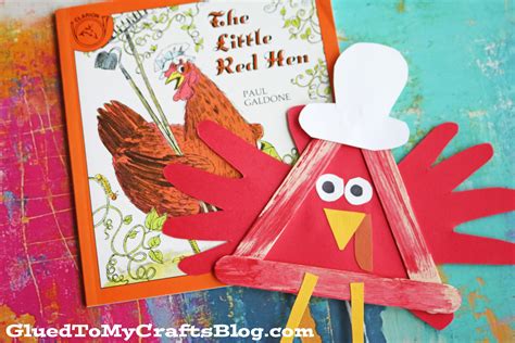 Popsicle Stick Little Red Hen Little Red Hen Activities Little Red