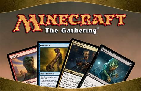 | magic, scrolls, spells, & more! Minecraft the Gathering: Minecraft themed Magic the Gathering cards Minecraft Blog