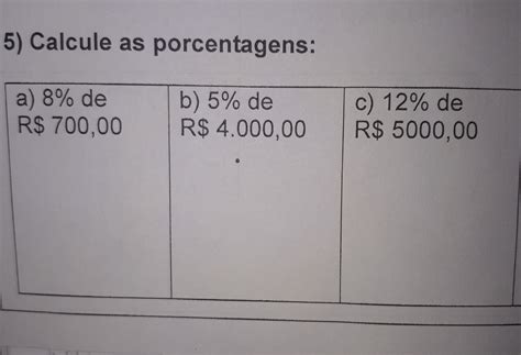 Descreva As Respostas Encontradas E As Porcentagens Correspondentes