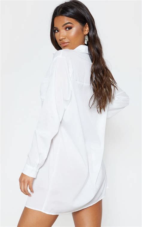 White Shirt Dress In 2020 Shirt Dress Oversized White Shirt Fashion