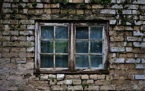 Hd Wallpaper Window Wall Old Bricks Built Structure Architecture