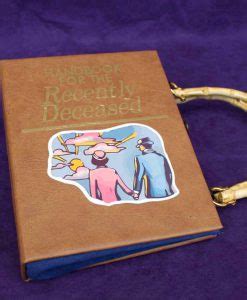 #reads like stereo instructions #light reading #malleus maleficarum #the witch's hammer #books #bibliophile. The Handbook for the Recently Deceased Hand Bag - Custom ...