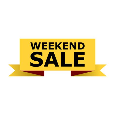 Sale Banner Set Special Offer Tag Collection Weekend Hot Deal Badge