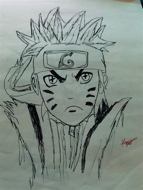 Naruto Shippuden Drawing Naruto Uzumaki Rzhcsubmissions