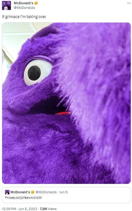 It Grimace Im Taking Over Grimace Know Your Meme