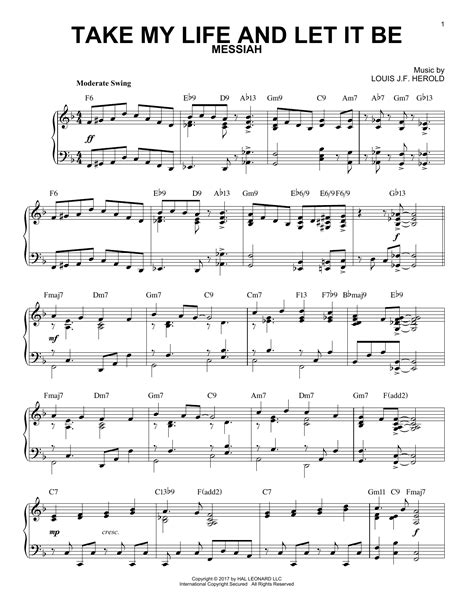 Let it be chords by beatles with guitar chords and tabs. George Kingsley "Take My Life And Let It Be" Sheet Music ...