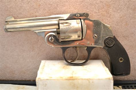 Us Revolver Iver Johnson 5 Shot Top Break 38 Sandw Cal Hammerless Candr For Sale At Gunauction