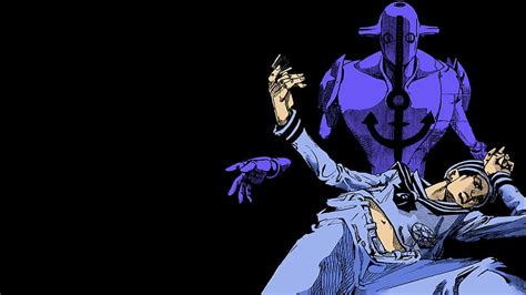 Jojolion josuke with soft wet wallpaper background image. Josuke Higashikata 1080P, 2K, 4K, 5K HD wallpapers free ...
