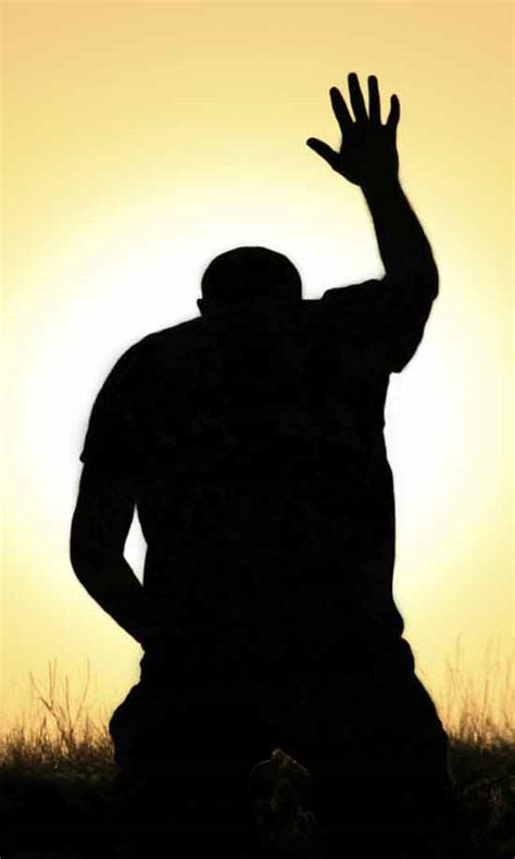 Silhouette Man Praying At Getdrawings Free Download