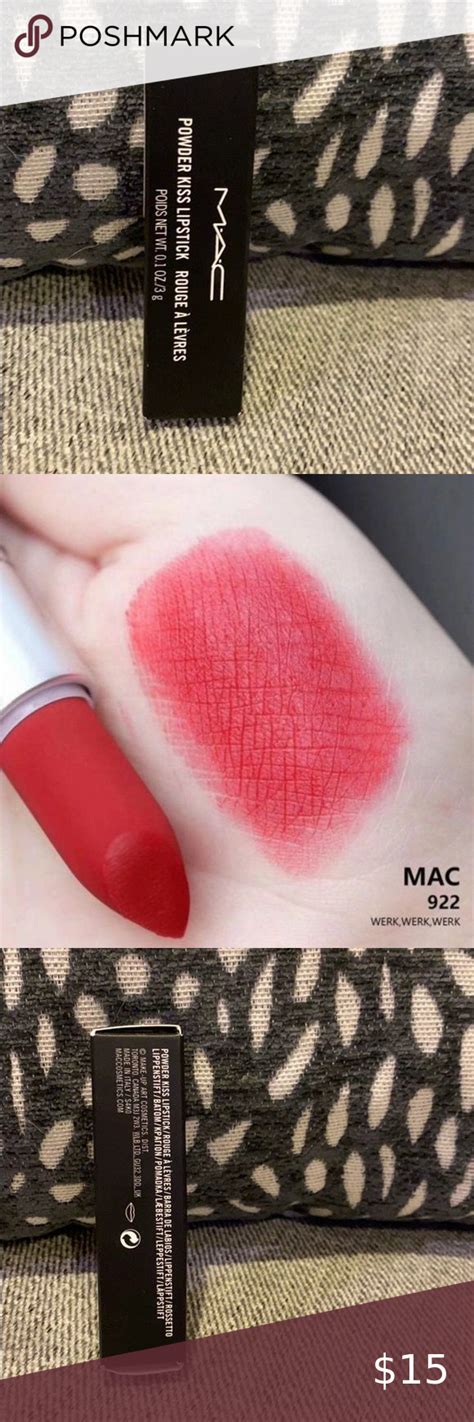 Mac Powder Kiss Lipstick In 922 Werk Werk Werk In 2023 Lipstick Powder Lipstick Mac Powder